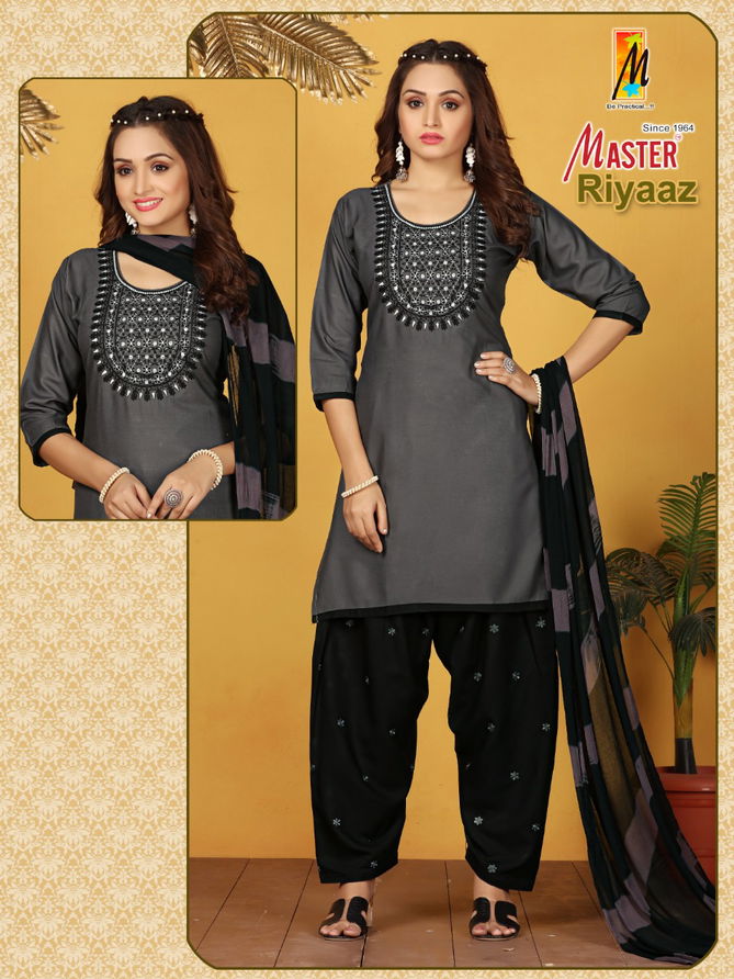 Master Riyaaz Wholesale Readymade Salwar Suits Catalog